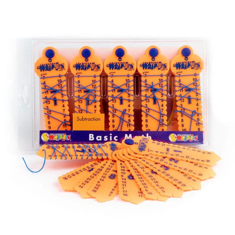 5 Pack Wrap Ups Subtraction Center Kit