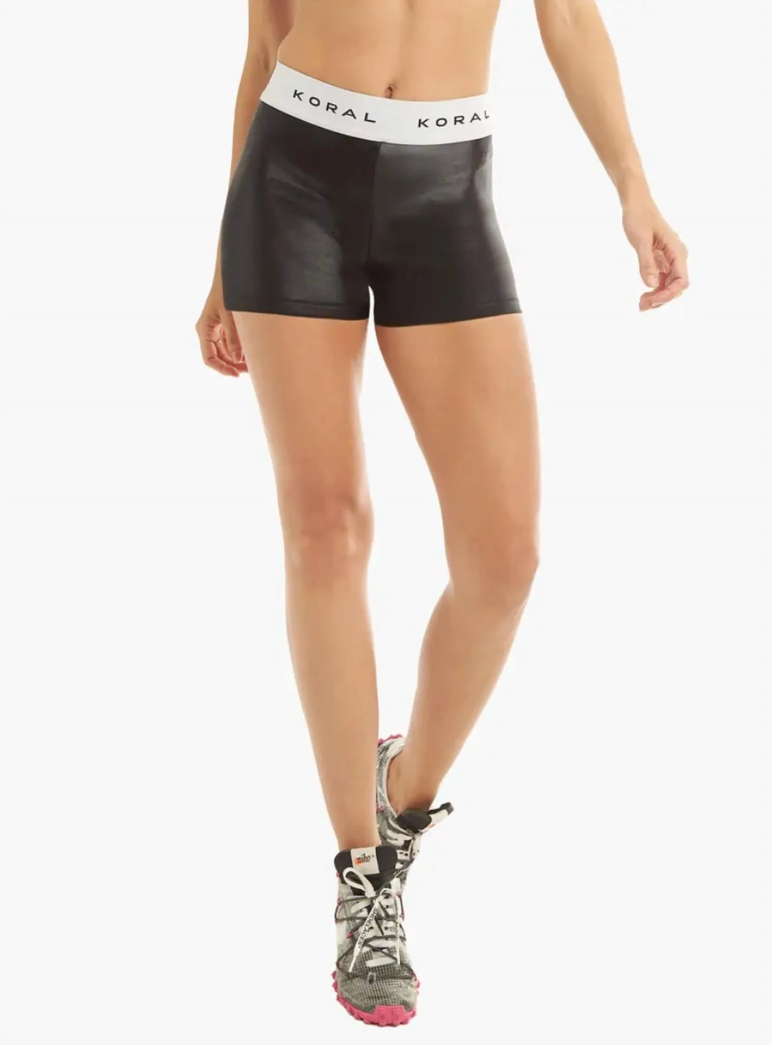 Aden Hot High Rise Infinity Short In Black