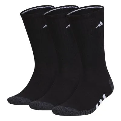 adidas Men's Cushioned 3.0 3-Pack Crew Socks