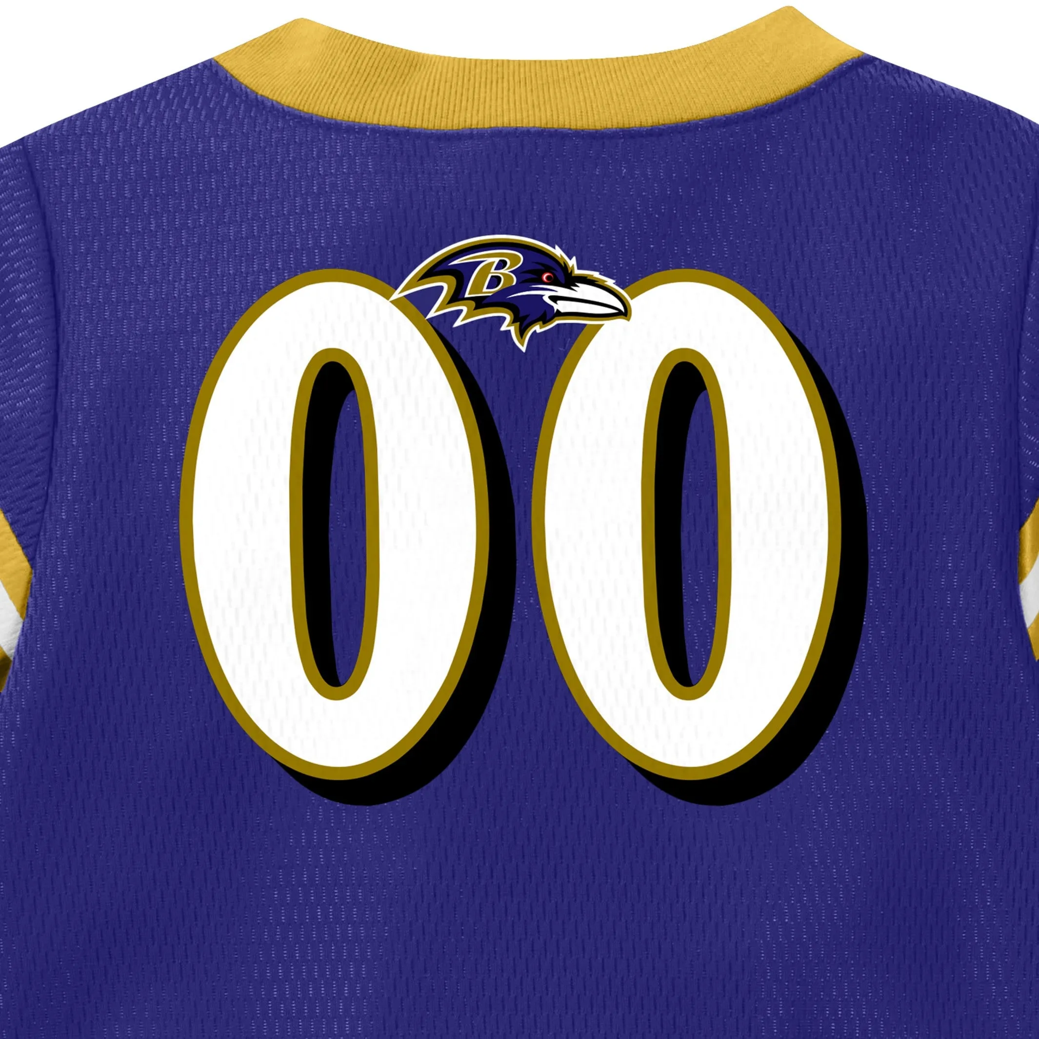 Baby Boys Ravens Short Sleeve Jersey Bodysuit