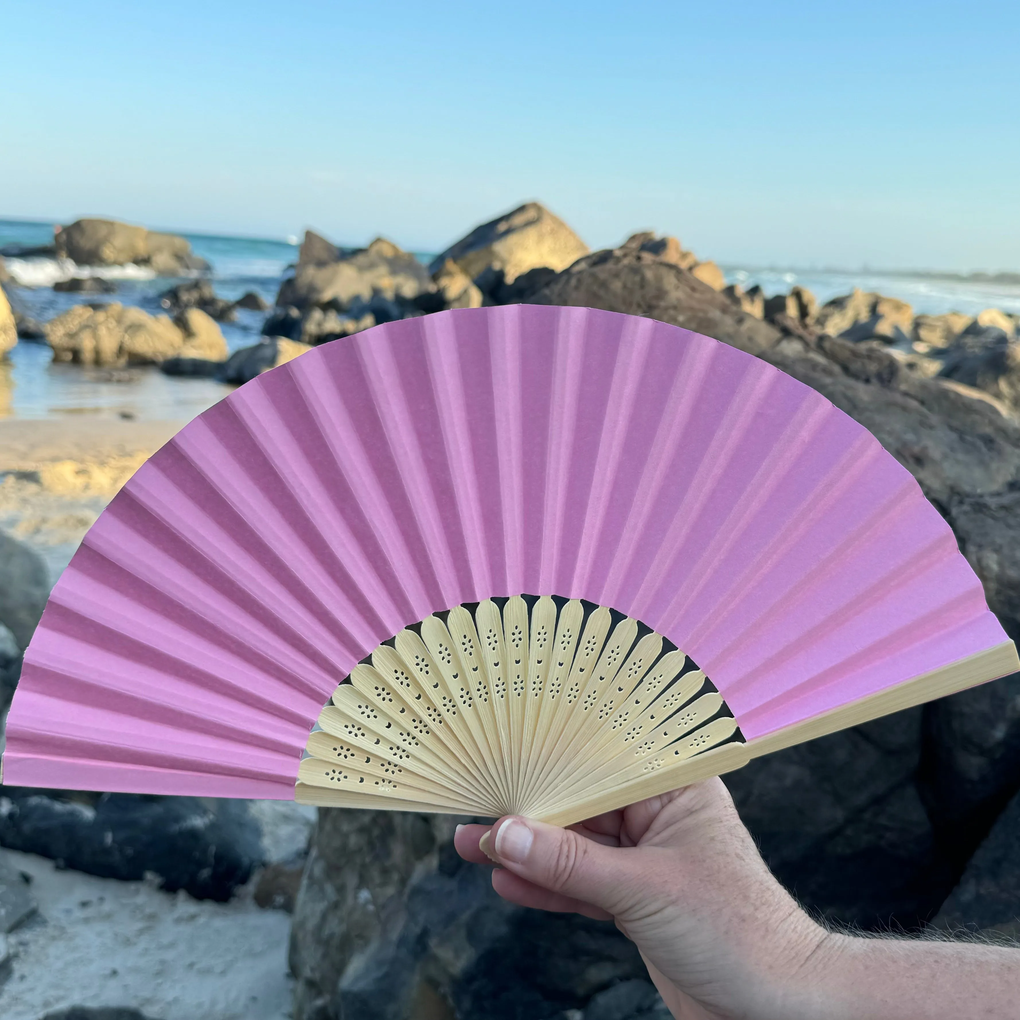 Bamboo/Paper Hand Fan