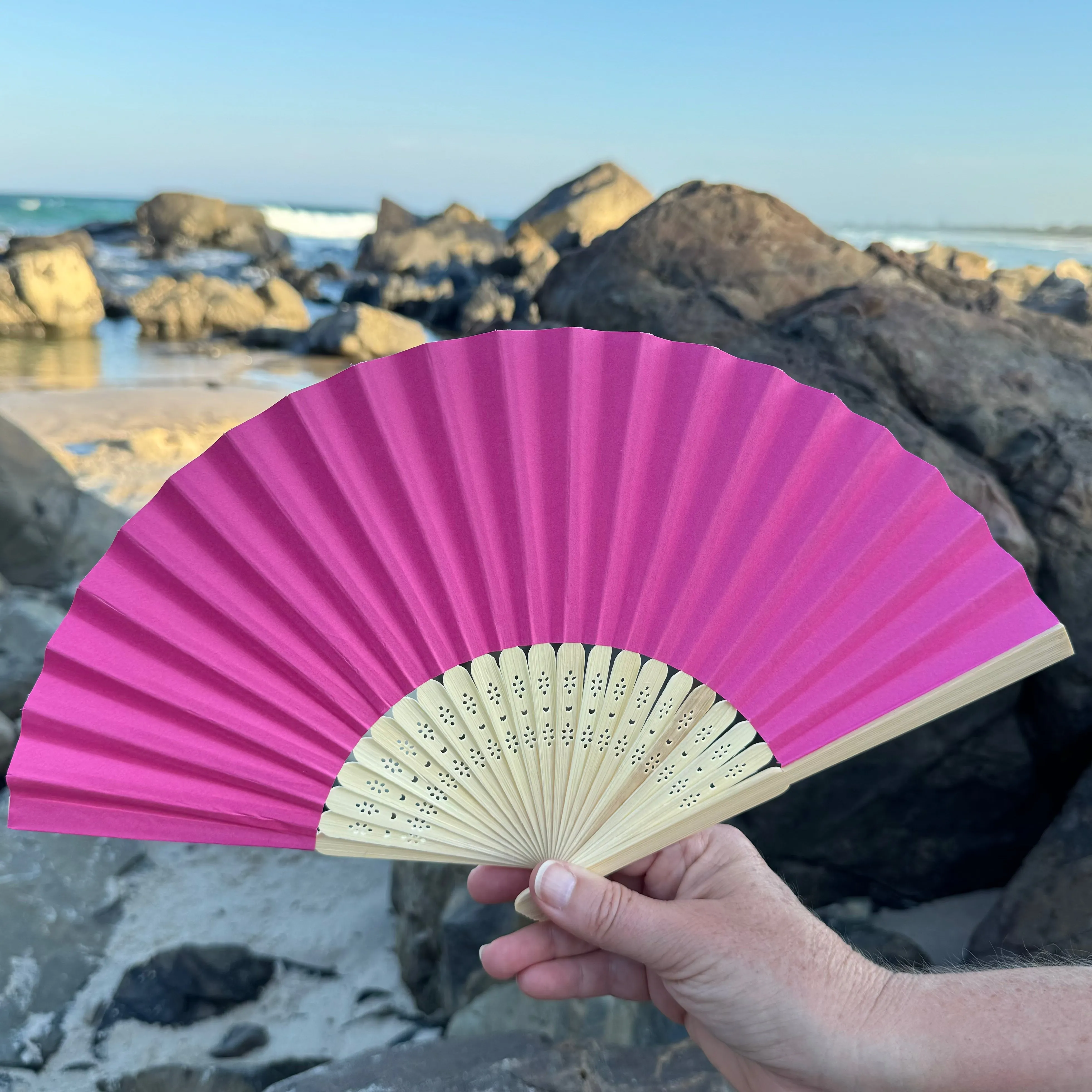 Bamboo/Paper Hand Fan