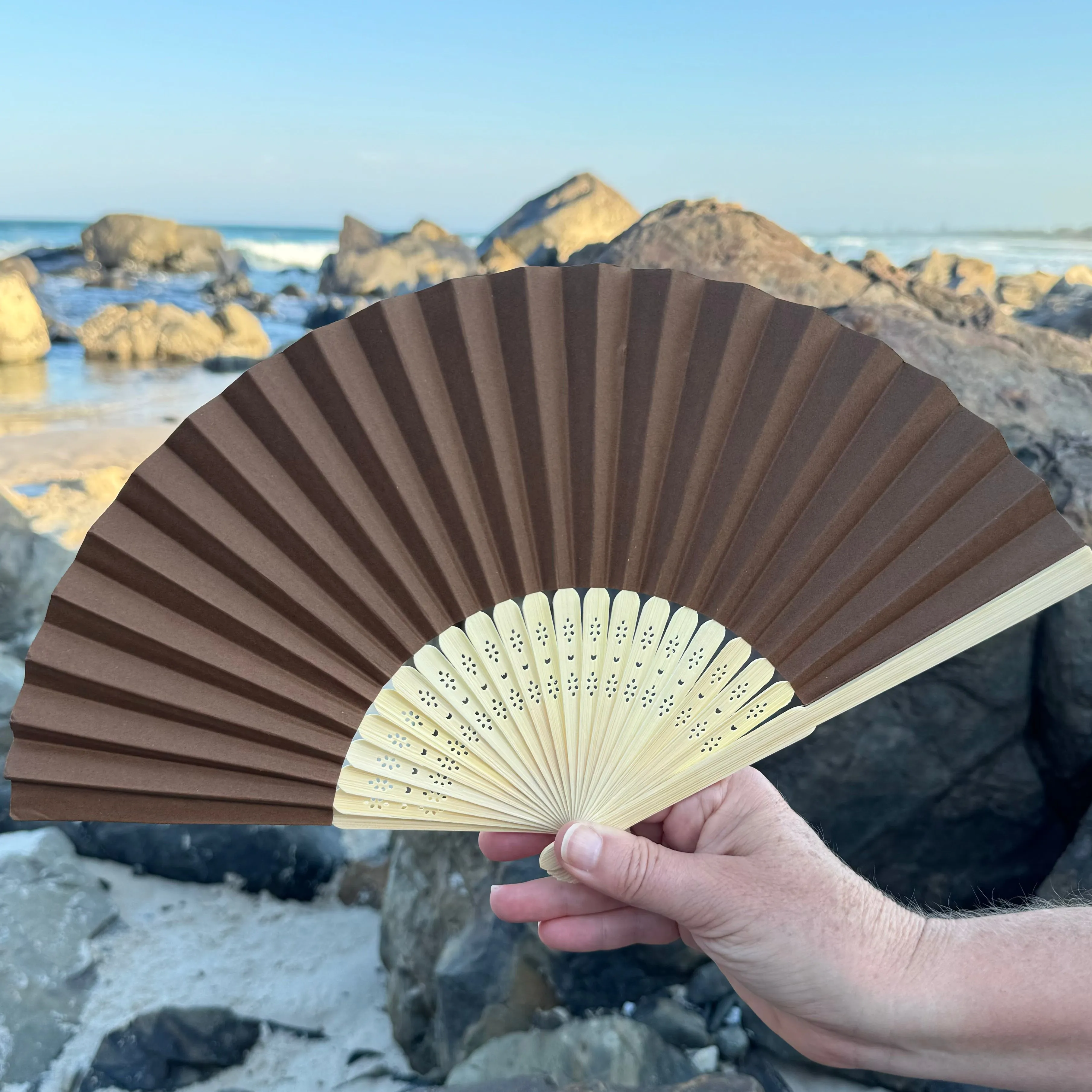 Bamboo/Paper Hand Fan