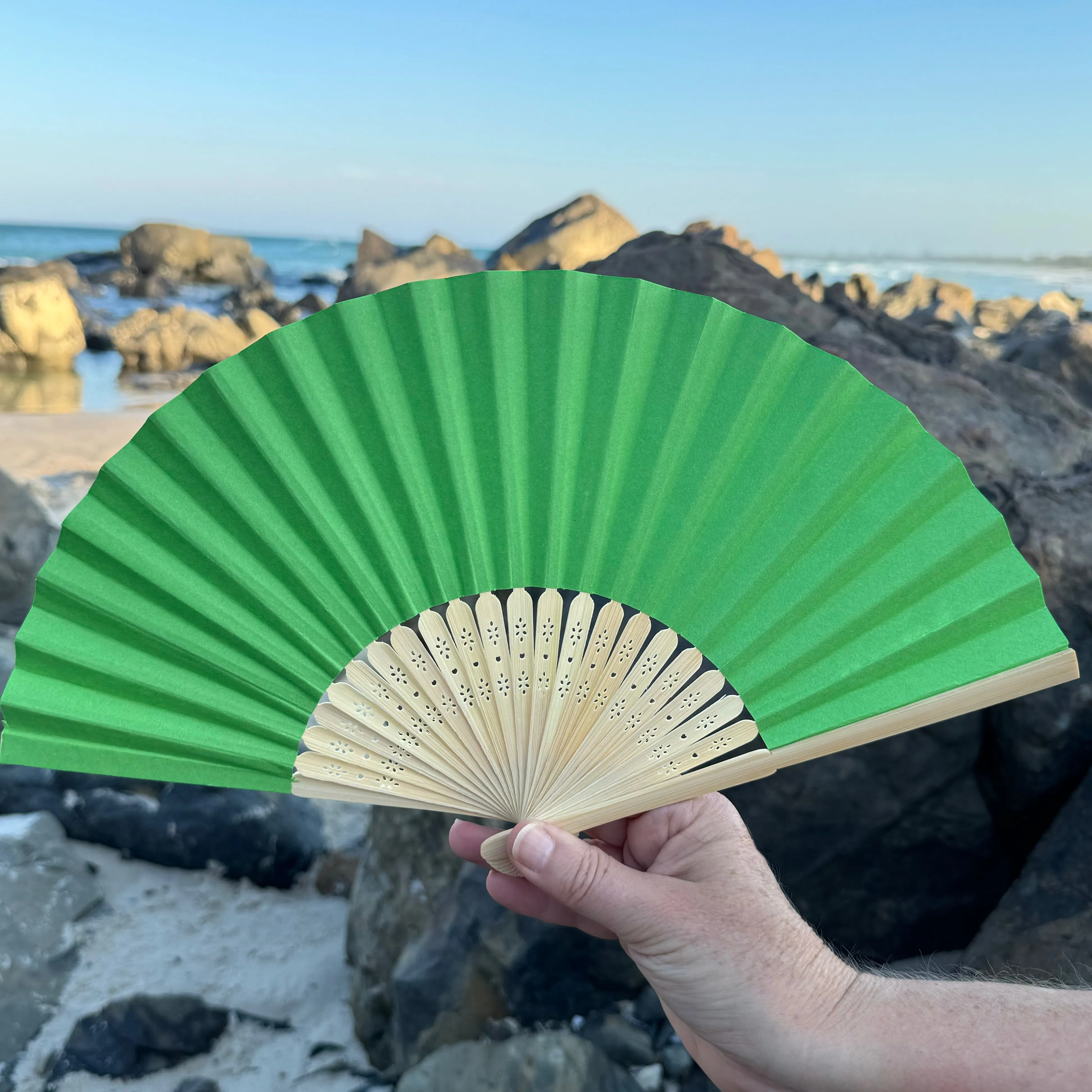 Bamboo/Paper Hand Fan