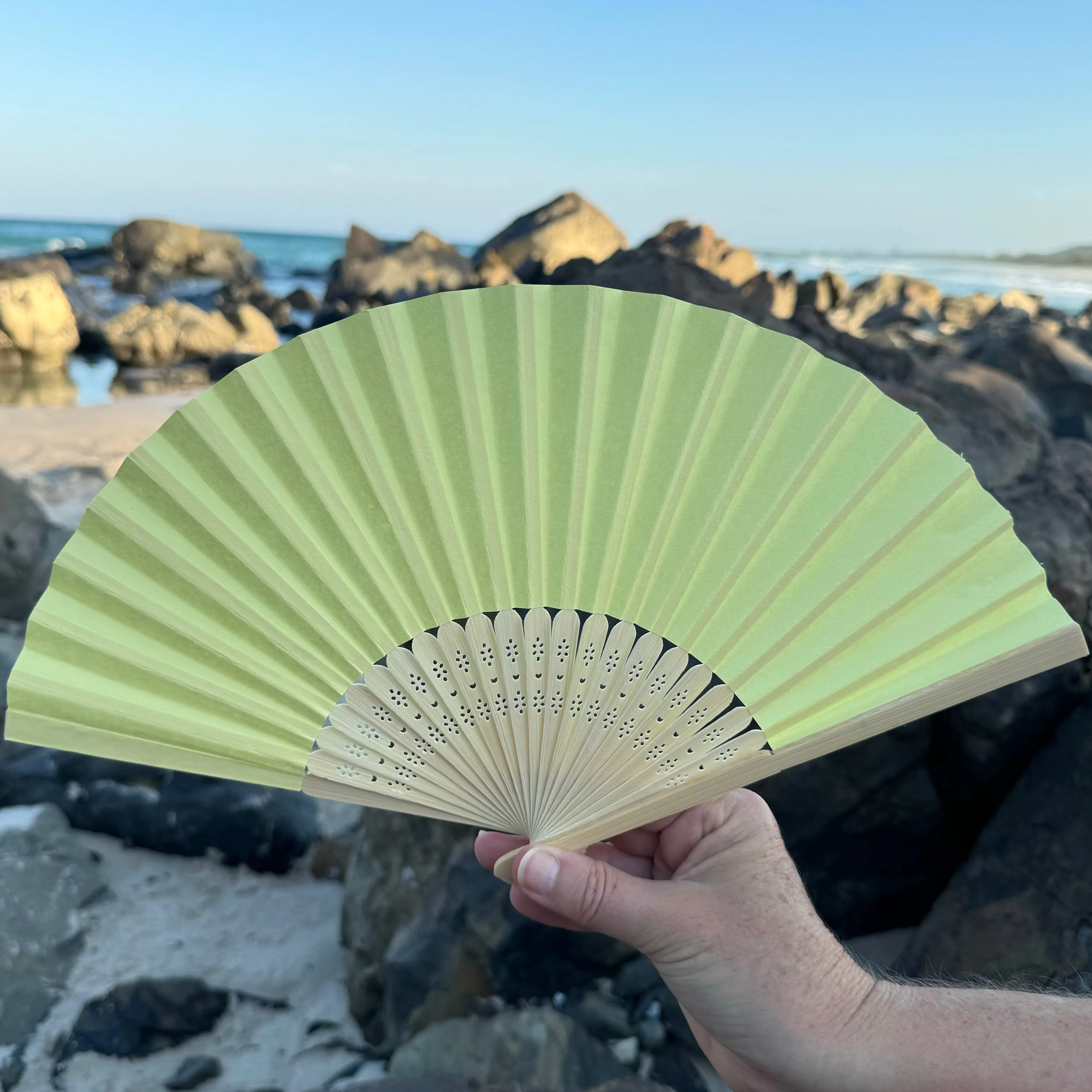 Bamboo/Paper Hand Fan