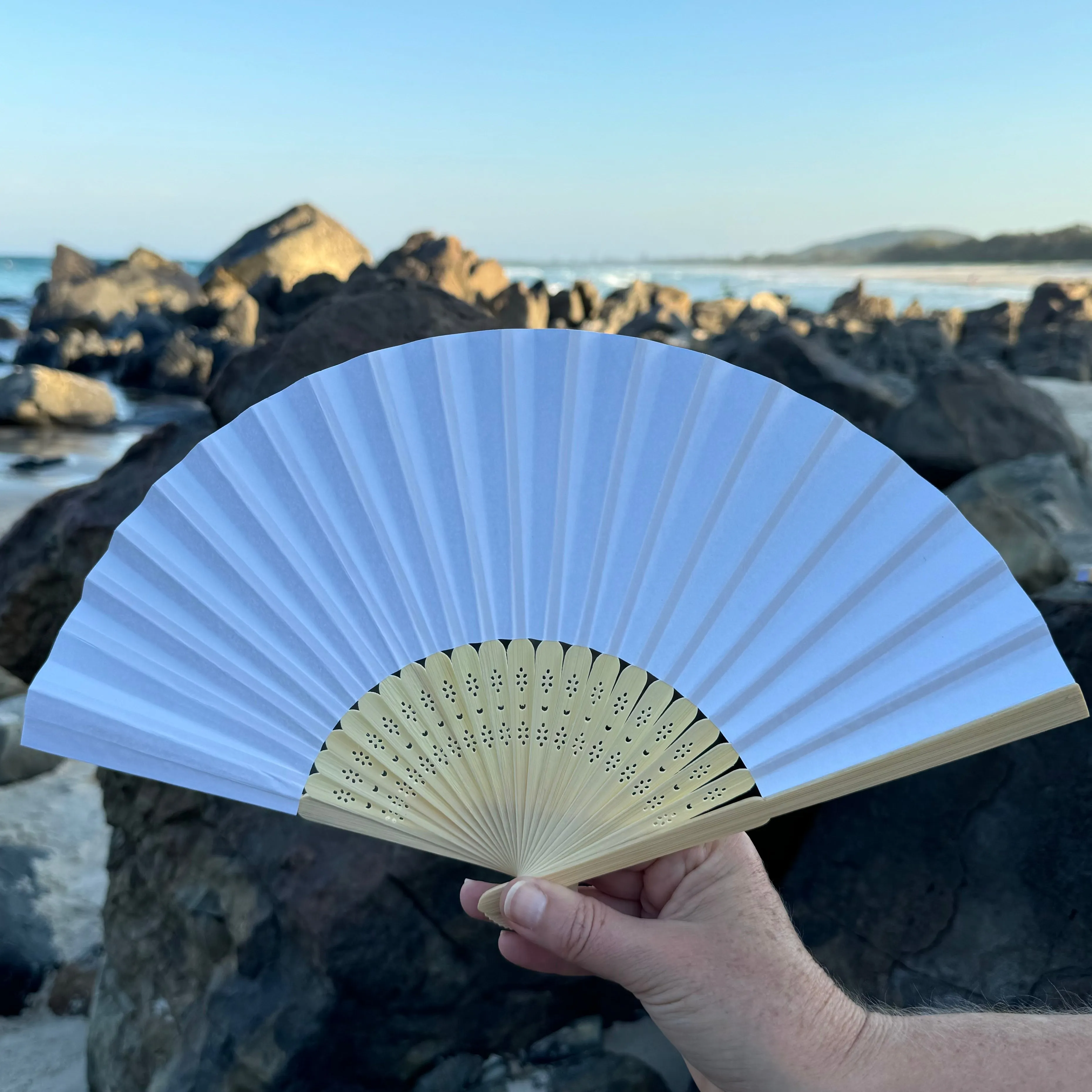 Bamboo/Paper Hand Fan