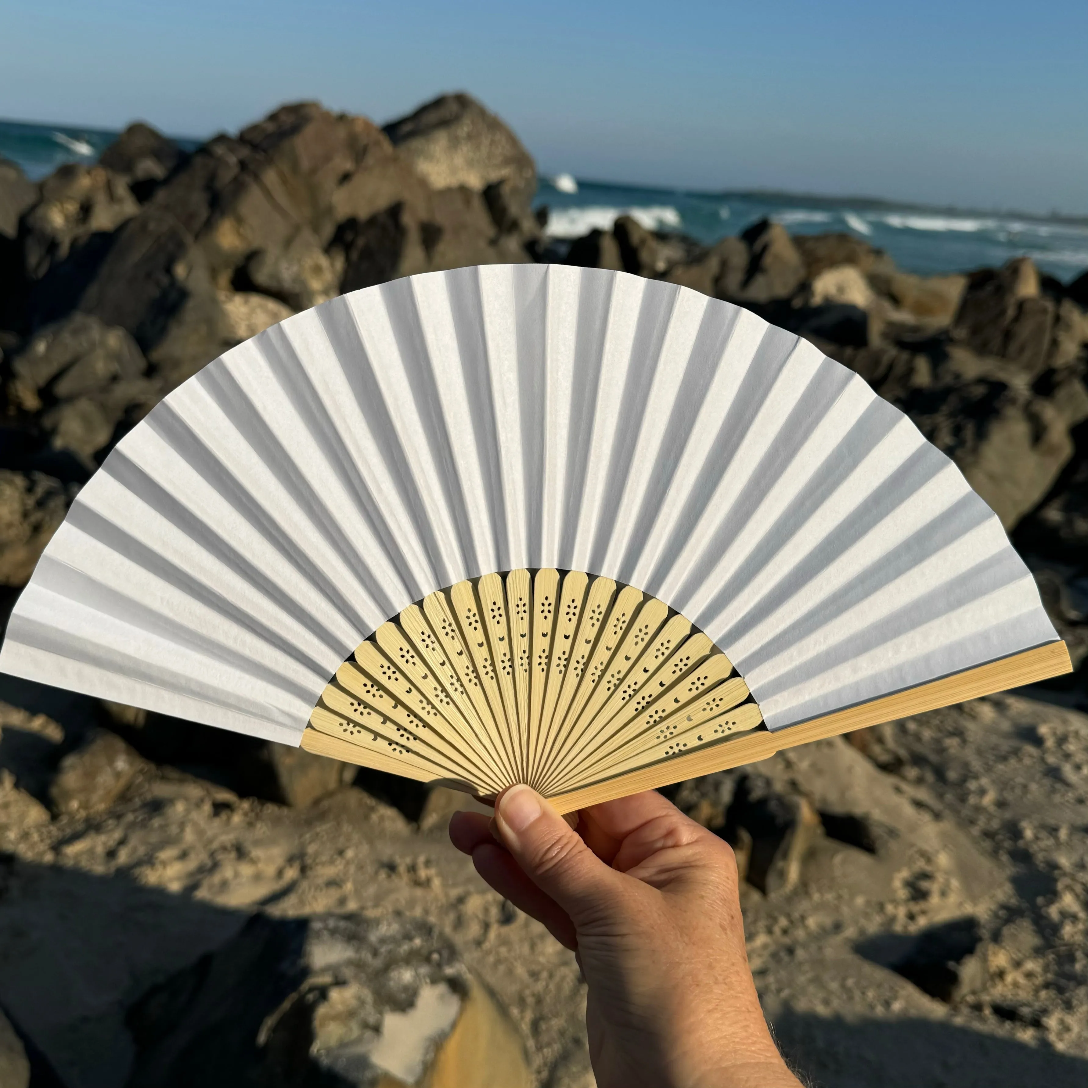 Bamboo/Paper Hand Fan