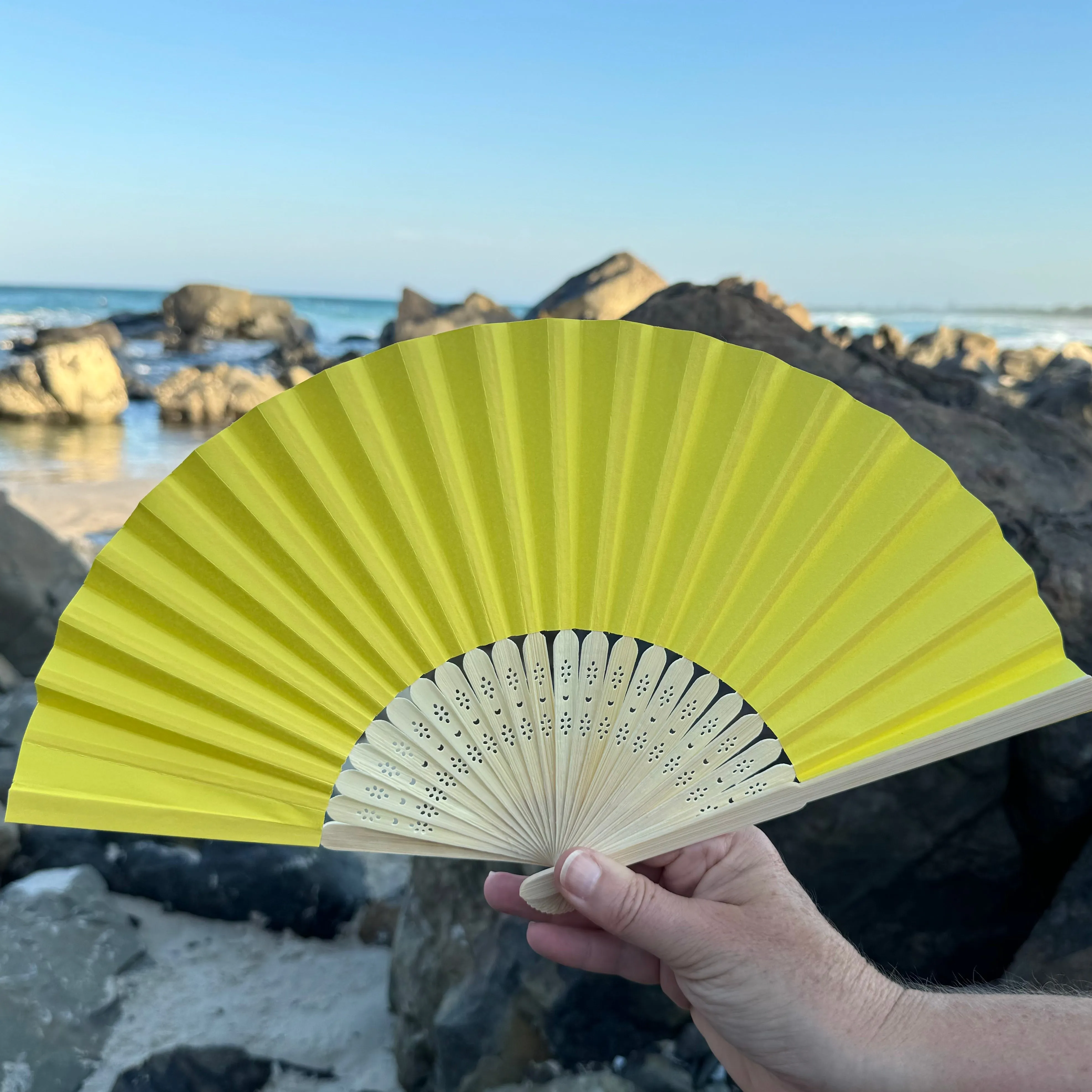 Bamboo/Paper Hand Fan