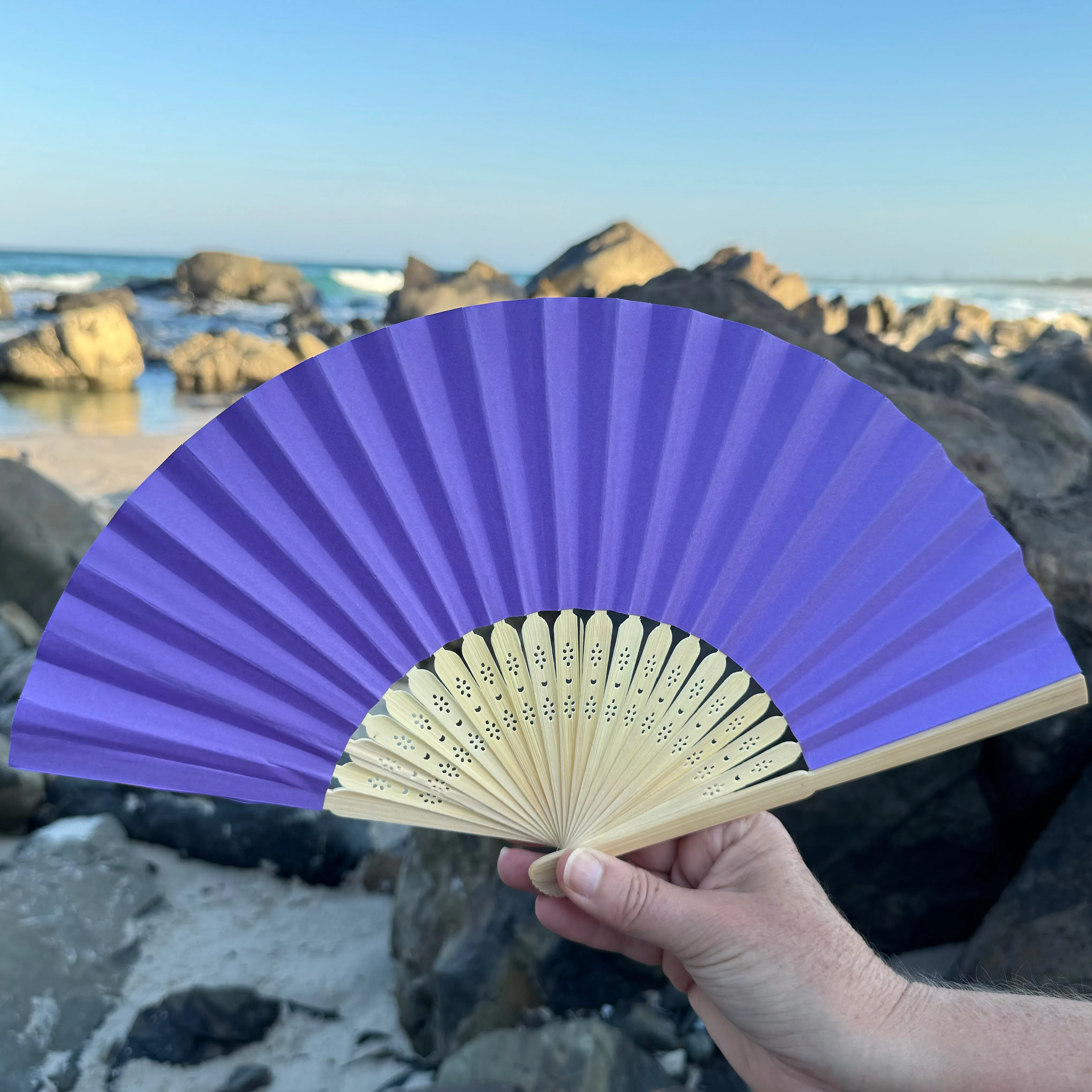 Bamboo/Paper Hand Fan