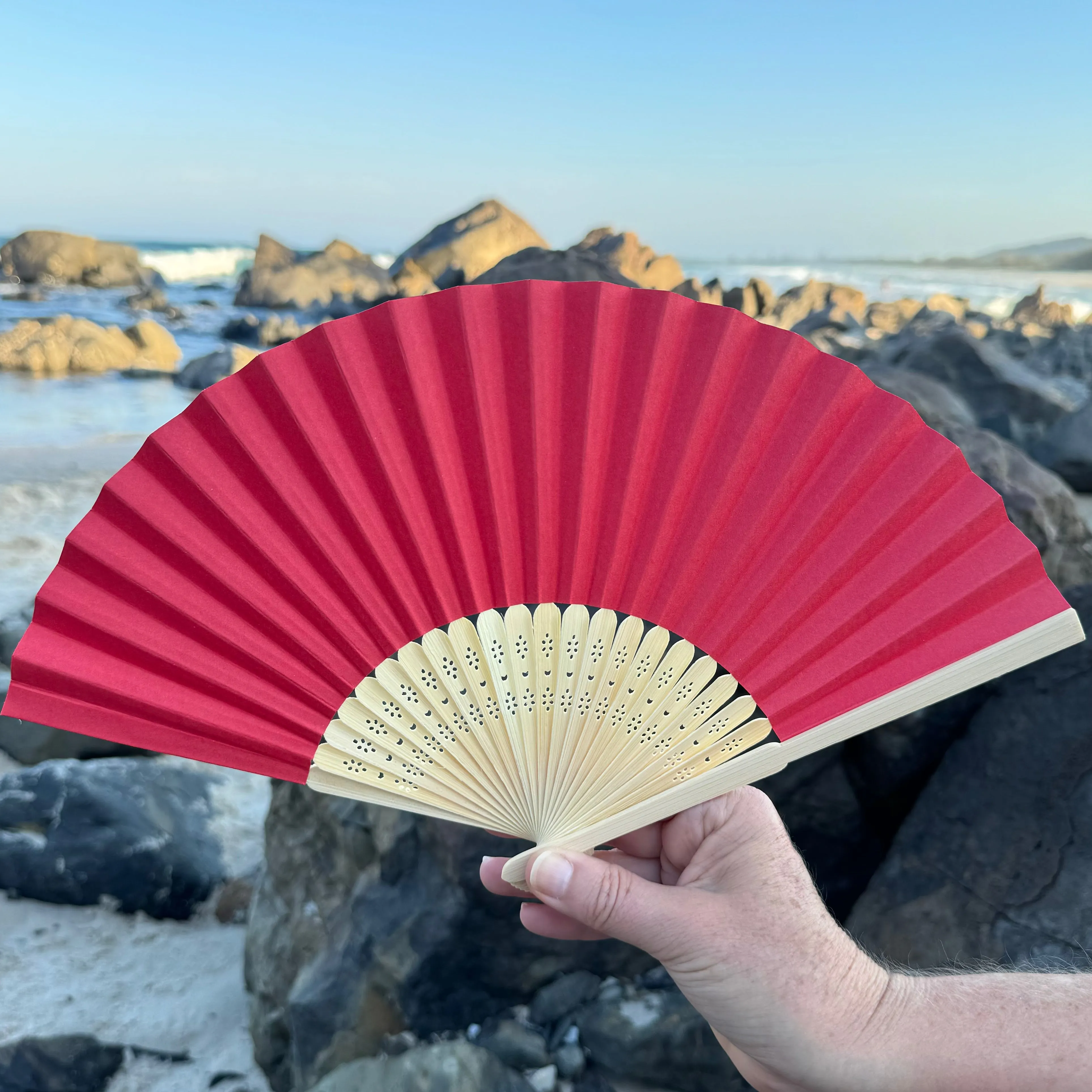 Bamboo/Paper Hand Fan