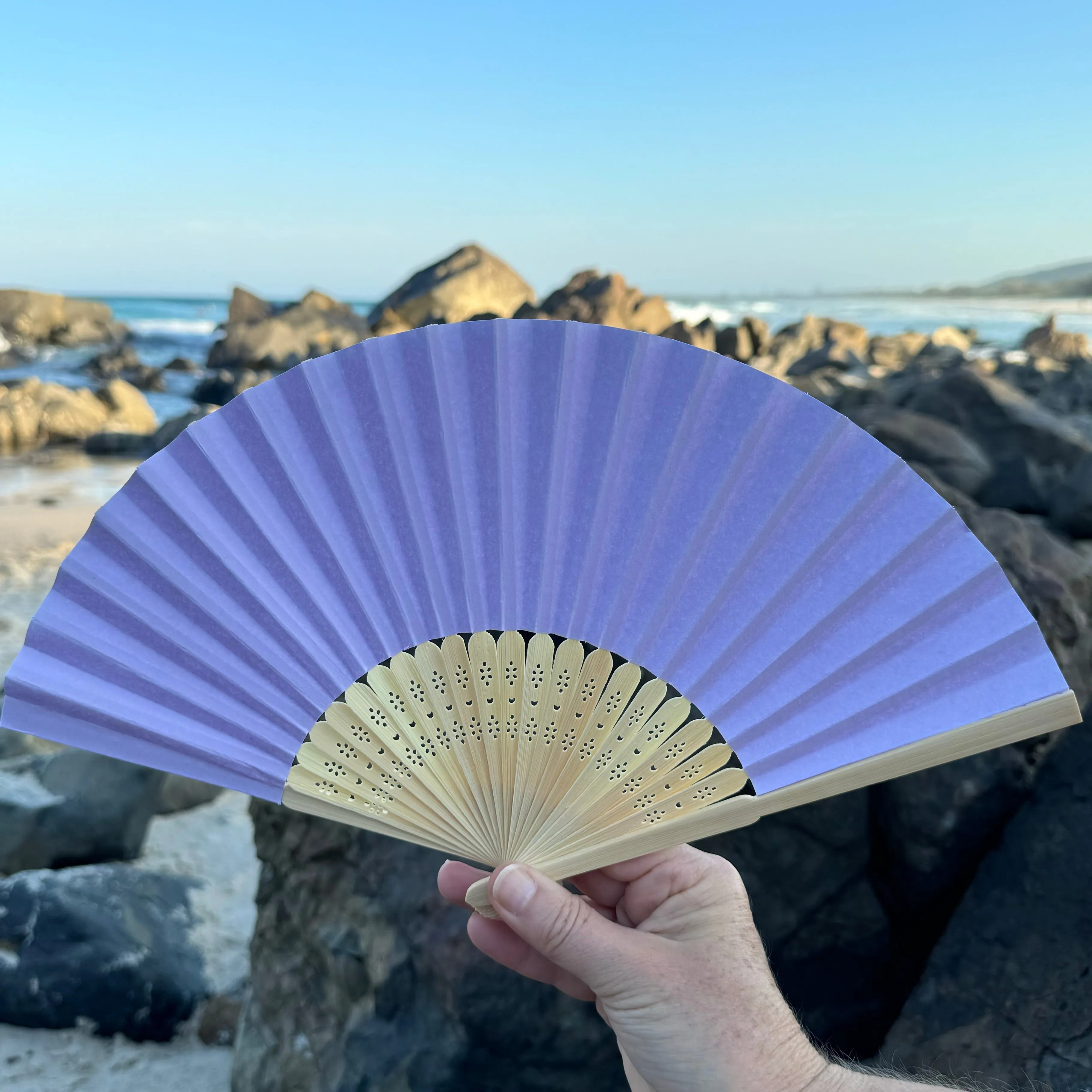 Bamboo/Paper Hand Fan