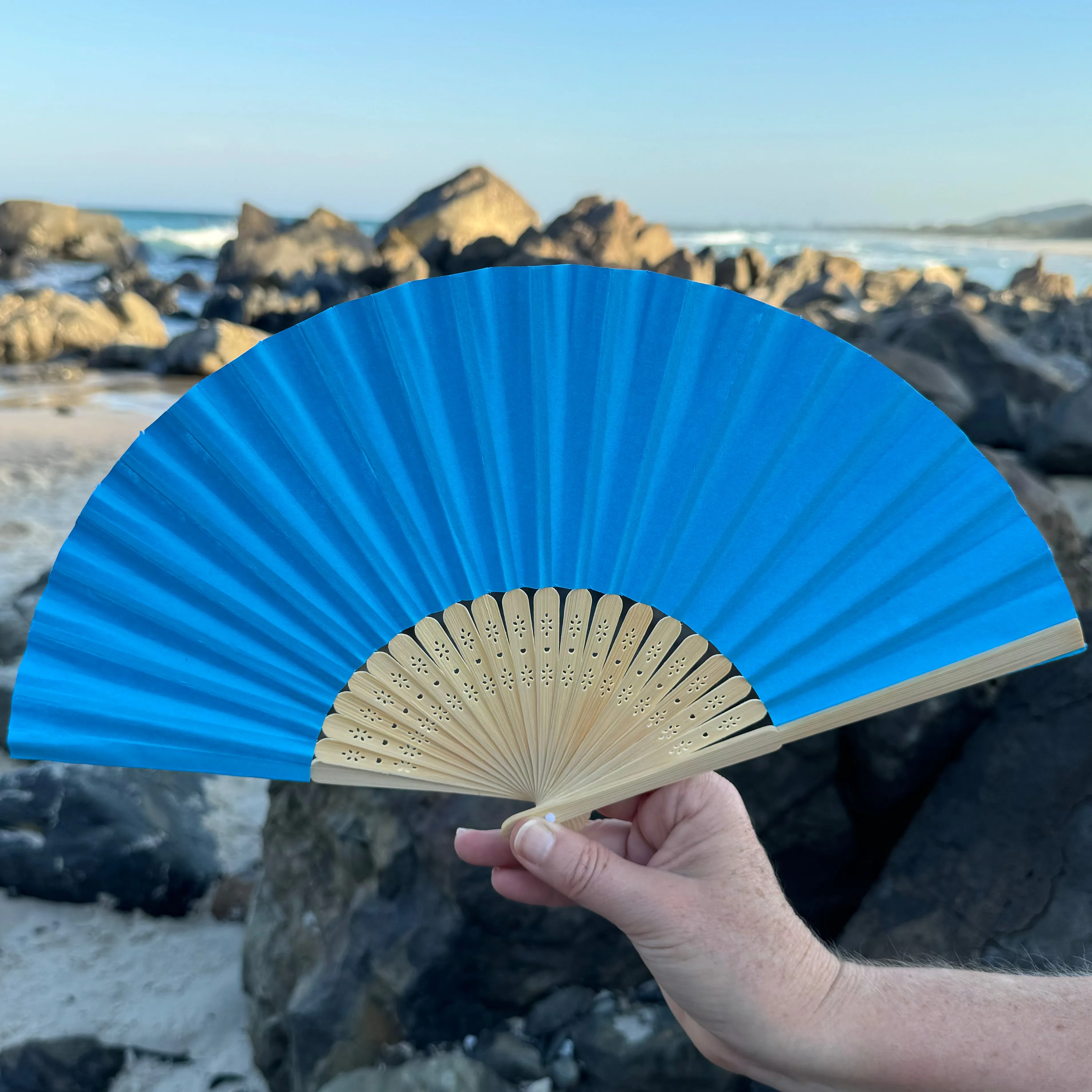 Bamboo/Paper Hand Fan