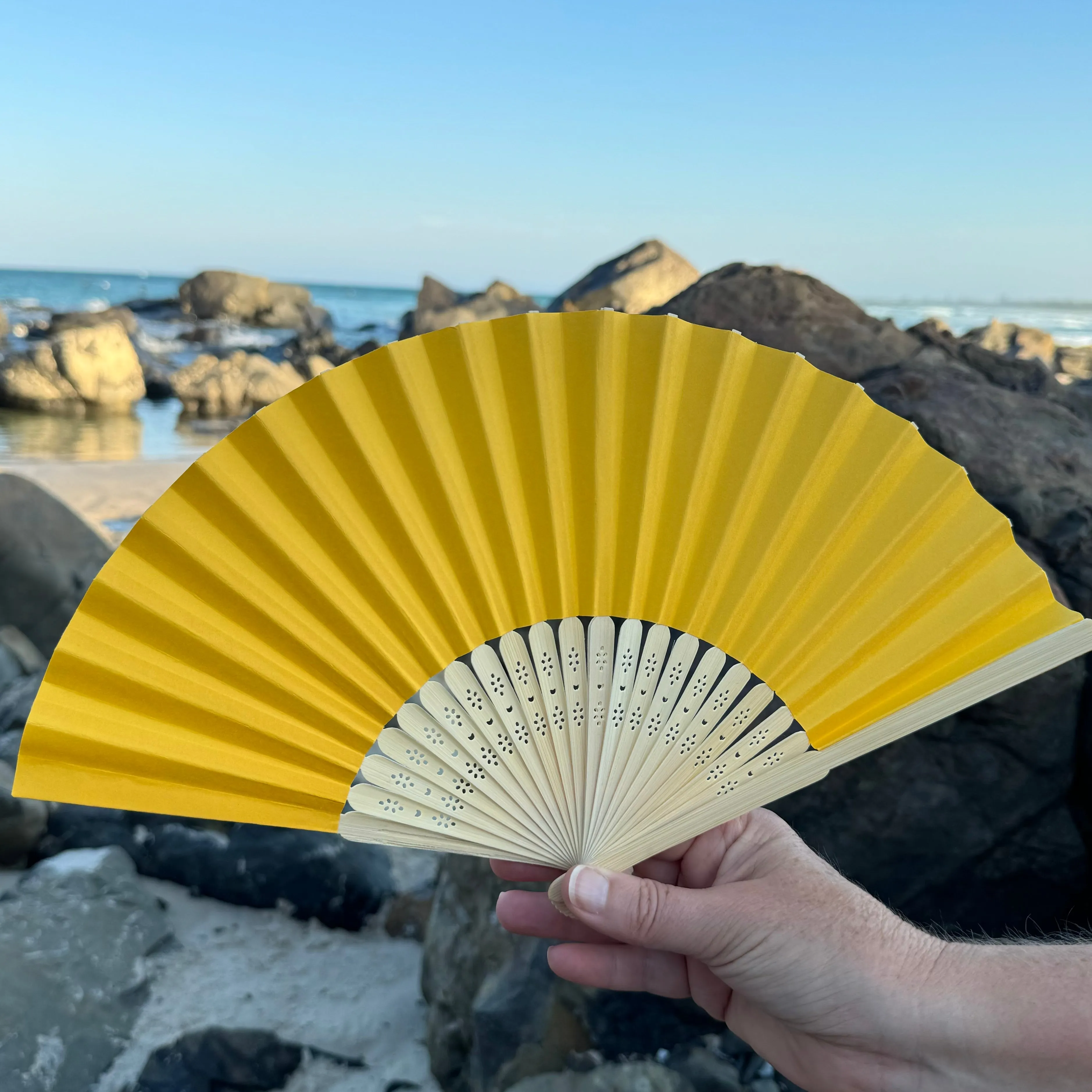 Bamboo/Paper Hand Fan