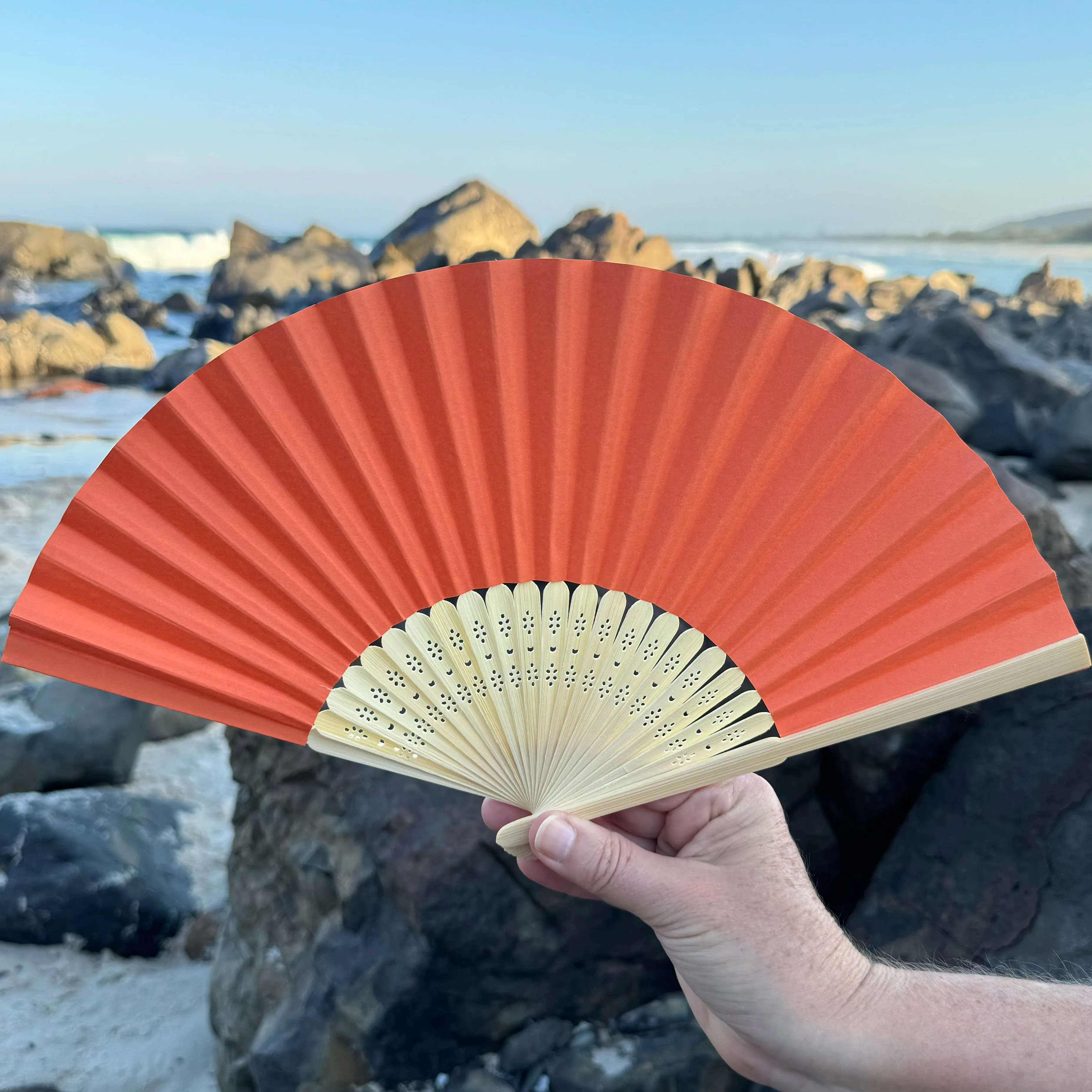 Bamboo/Paper Hand Fan