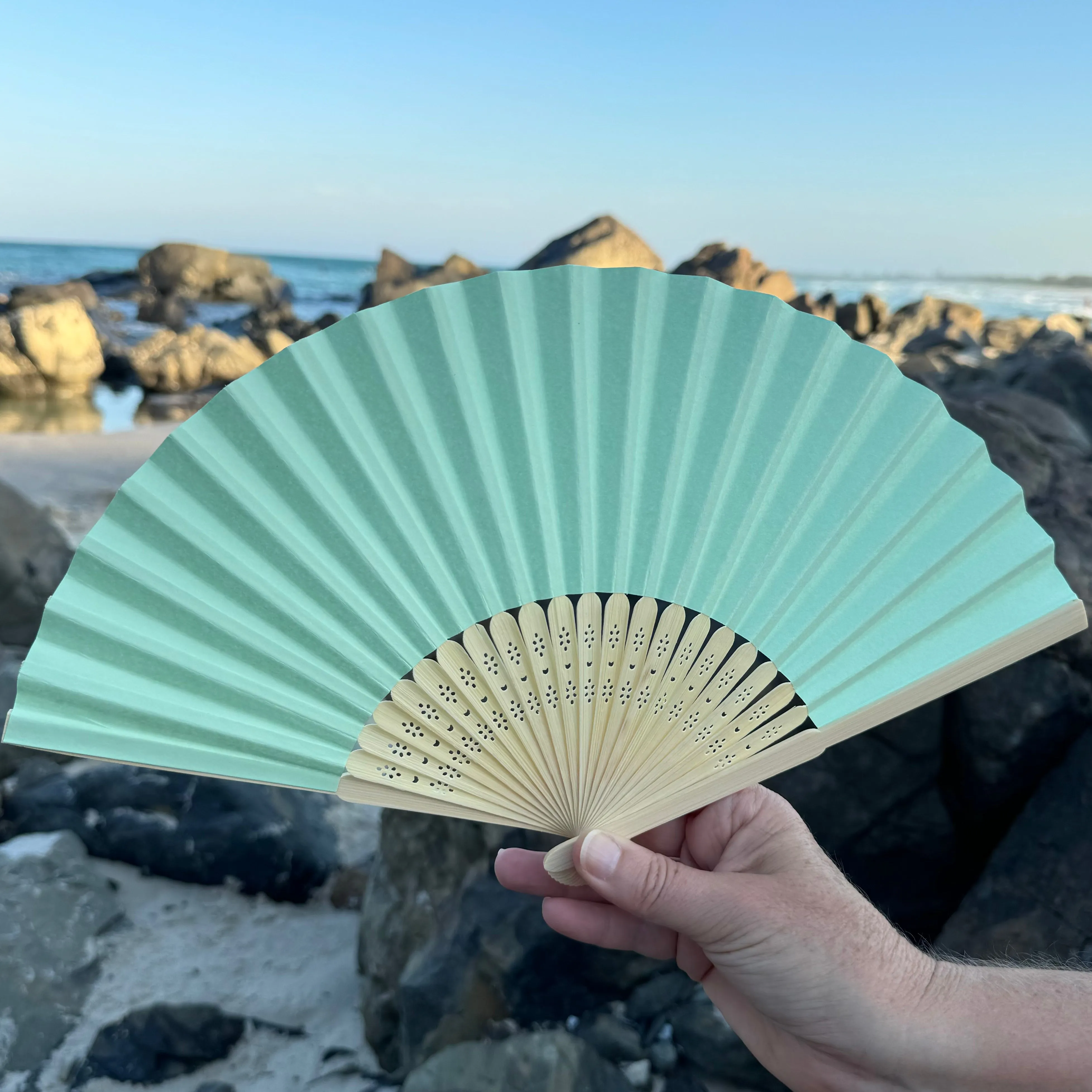 Bamboo/Paper Hand Fan