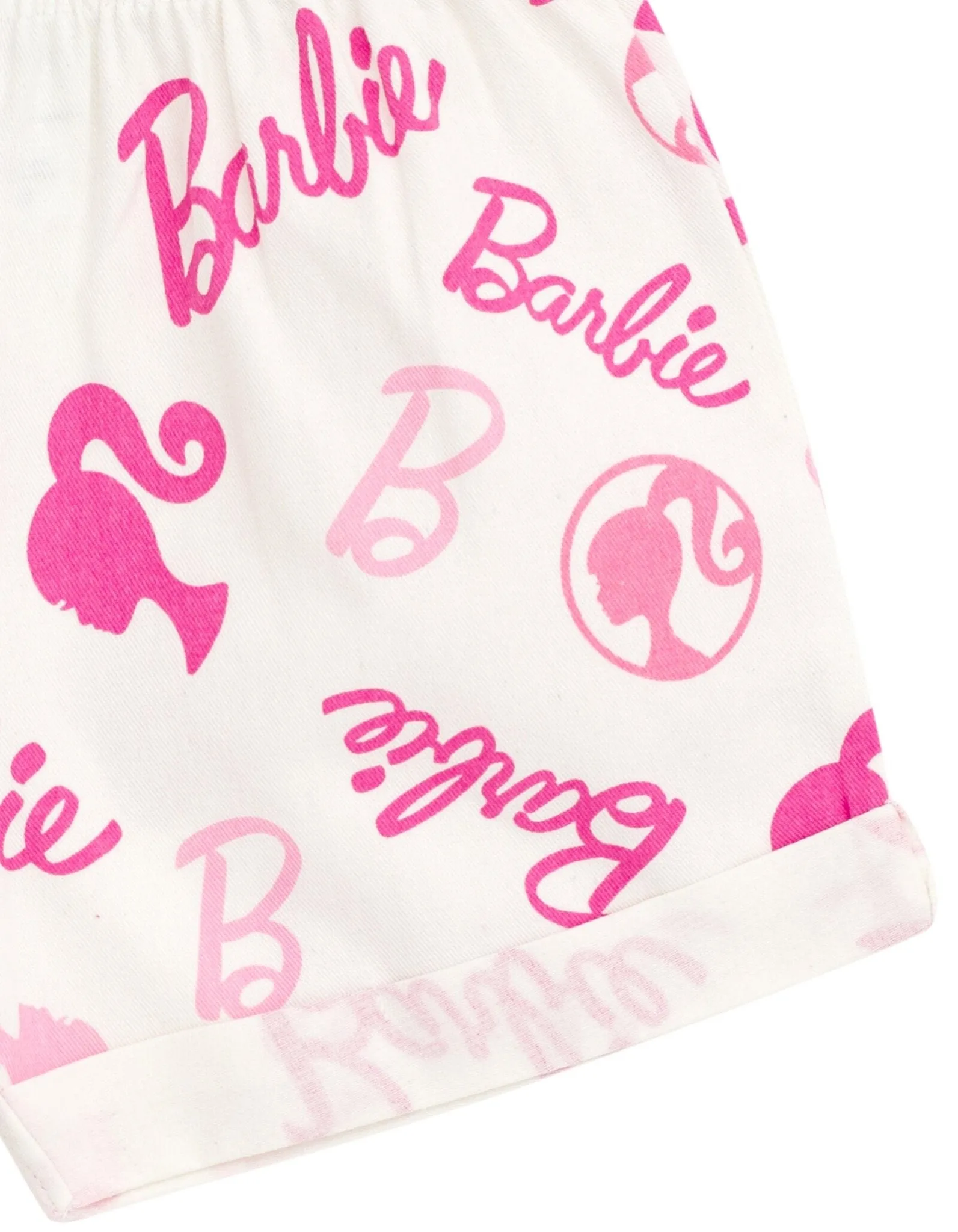 Barbie Peplum T-Shirt and Twill Shorts Outfit Set