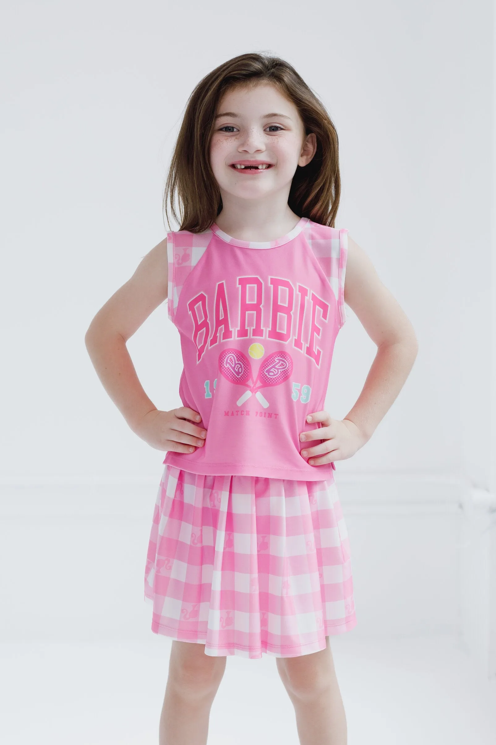 Barbie Tank Top and Pleated Skort Outfit Set