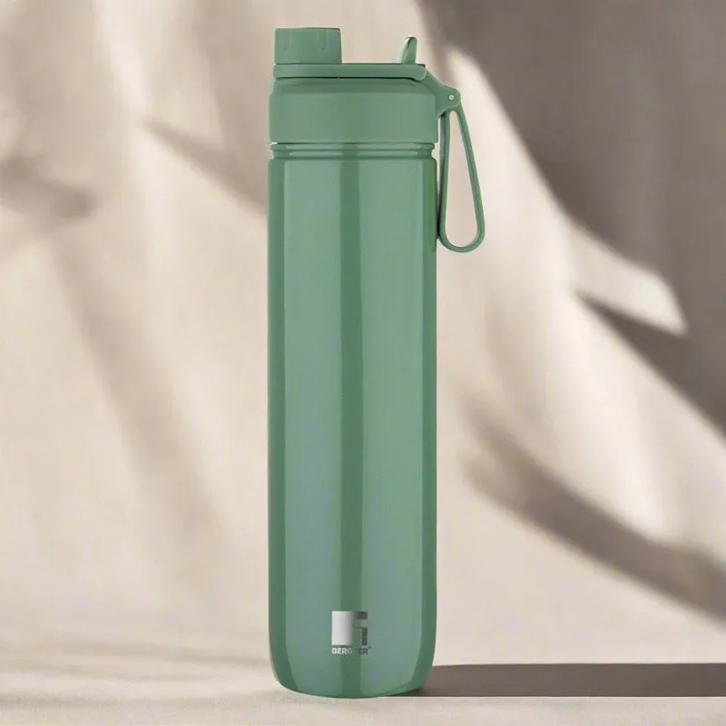 Bergner Walking Sipmate Thermosteel Hot And Cold Flask (Green) - 530 ML