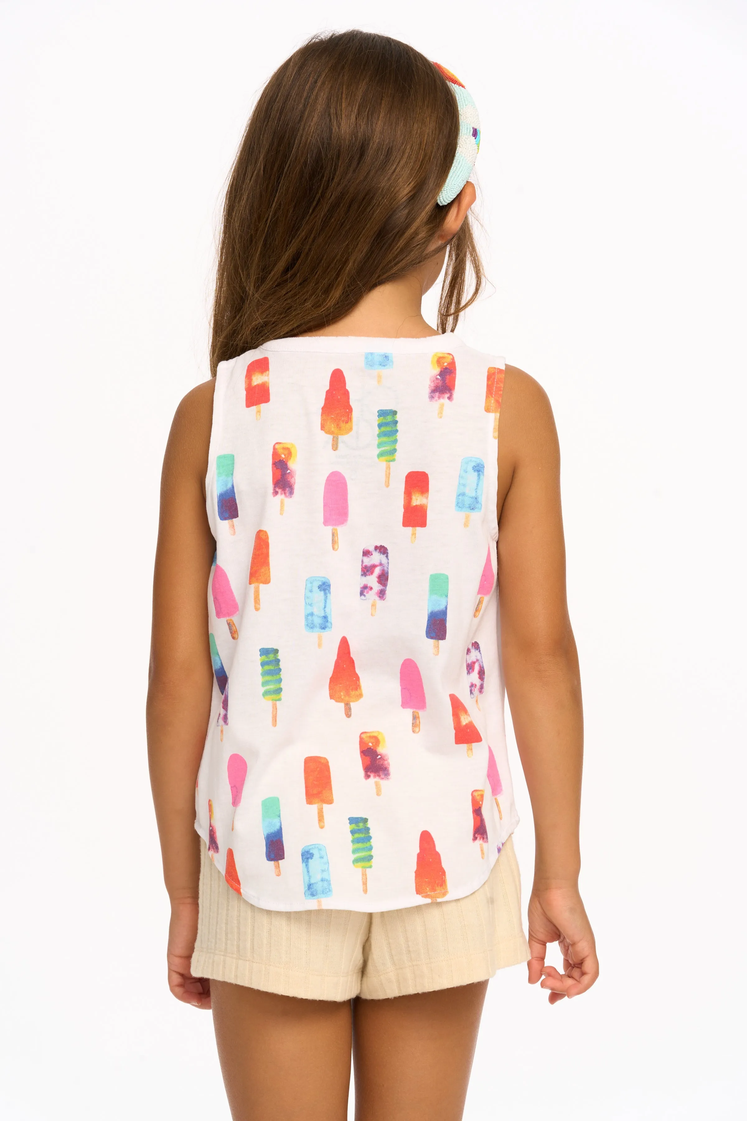 Chaser Popsicles White Tank