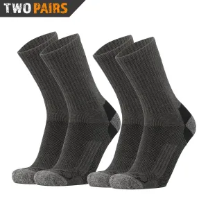 Chill Boys Bamboo Crew Socks - Moisture Wicking Bamboo Socks - 2 Pairs