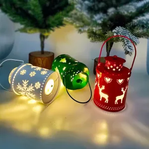 Christmas LED Candle Lights - Nordic Style Lanterns for Holiday Decor