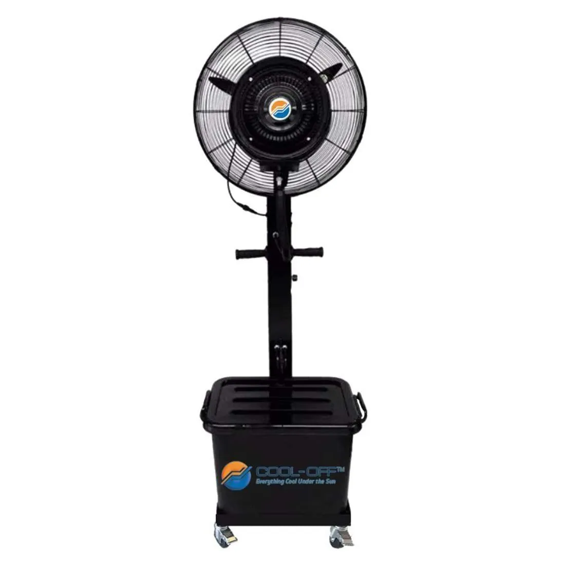 Cool-Off™ 10 Gallon Tropic Breeze Misting Fan, 90° Oscillation, Black