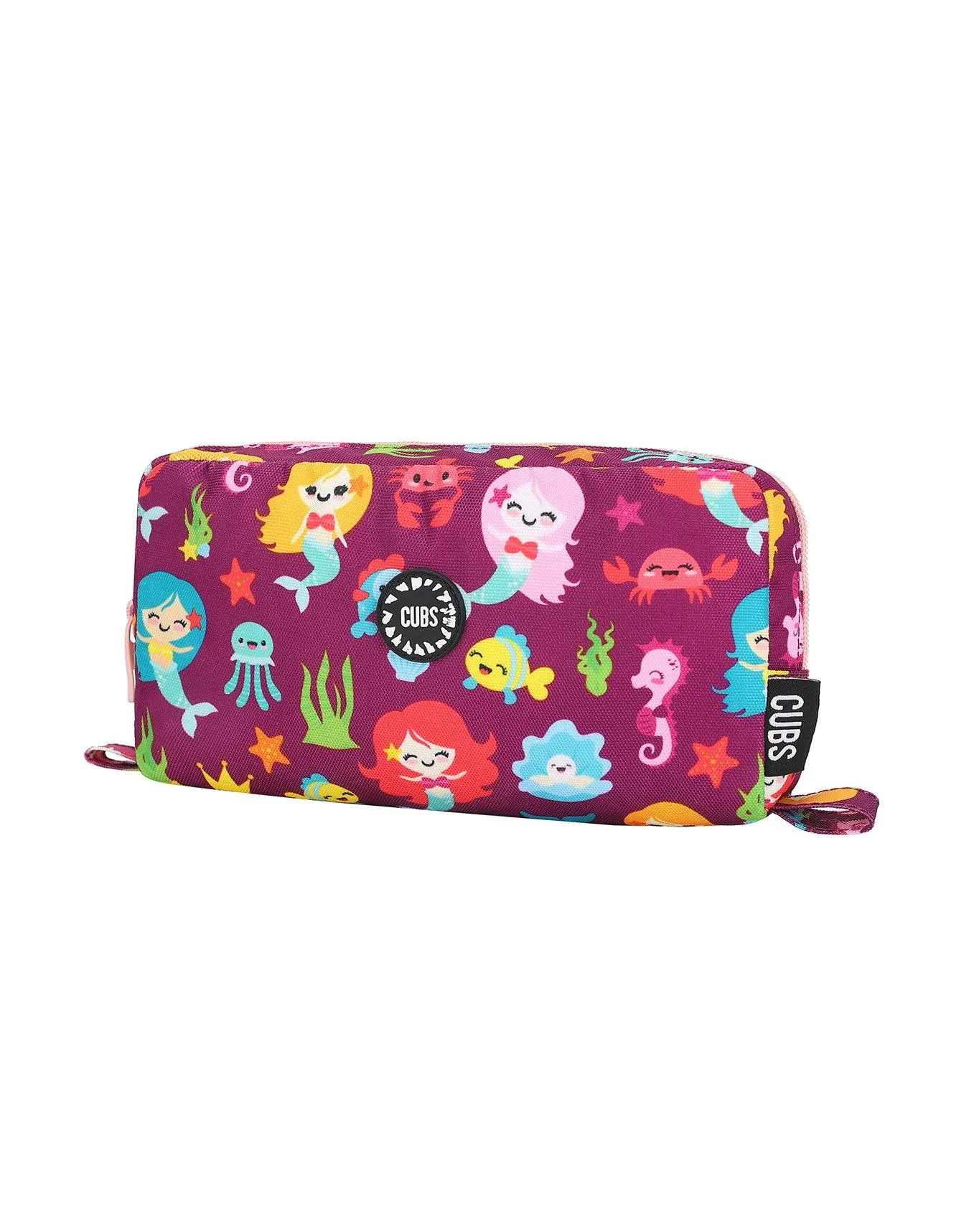 Cubs Baby Mermaid Purple Pencil Case