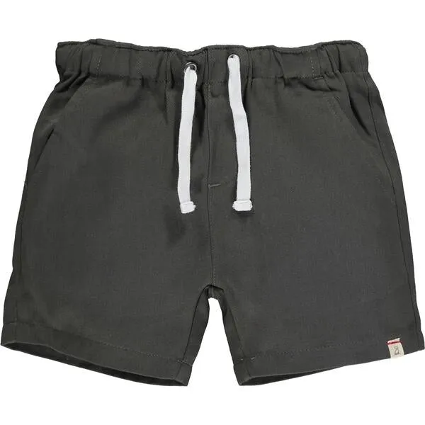 Dark Grey Hugo Twill Shorts