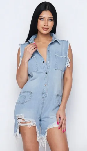 Denim Days Romper