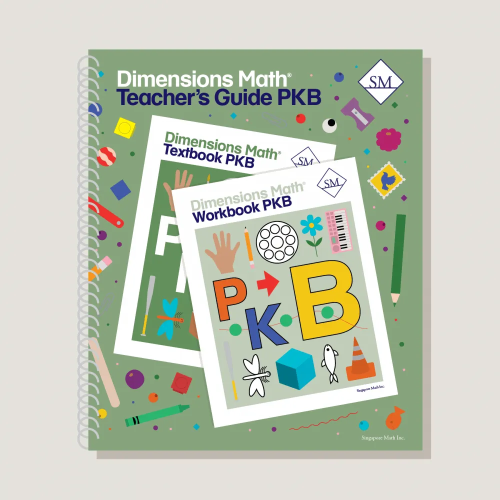 Dimensions Math Teacher's Guide Pre-KB - Blemished