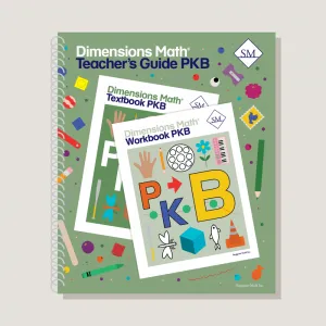 Dimensions Math Teacher's Guide Pre-KB - Blemished