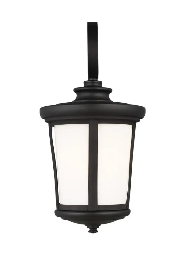 Eddington Collection - Medium One Light Outdoor Wall Lantern | Finish: Black - 8619301-12