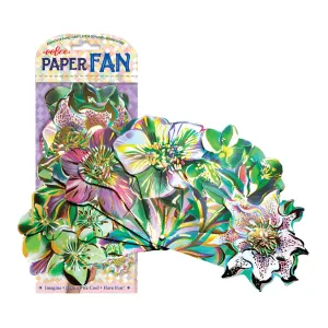 eeBoo Paper Fans: Flowers