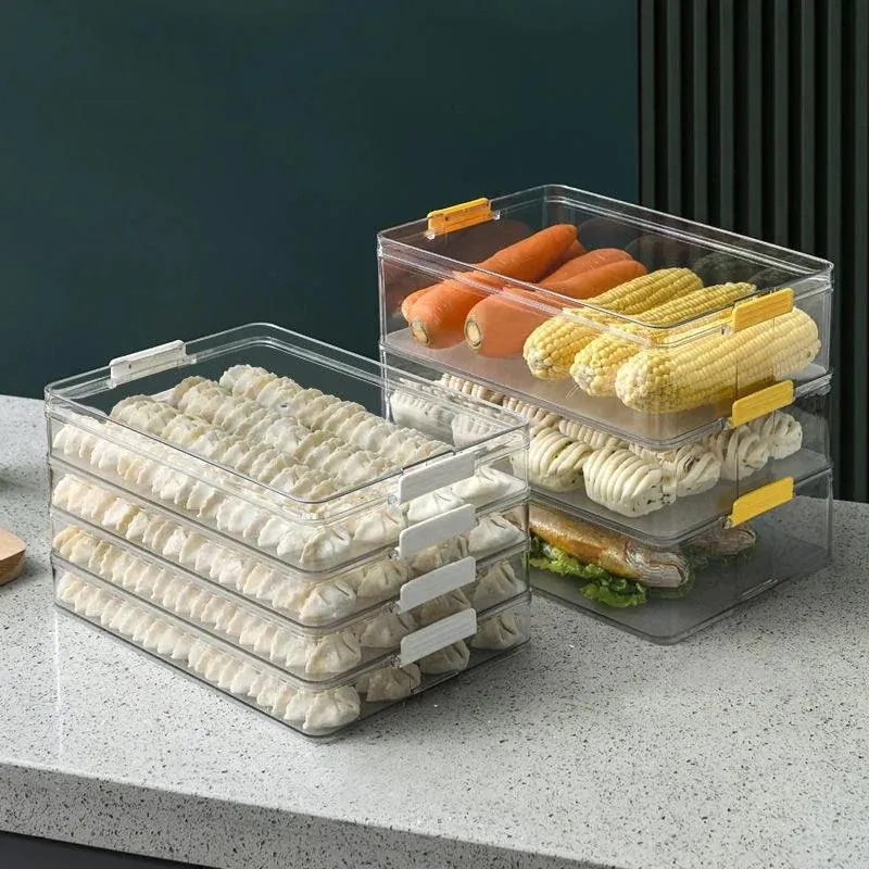 Effortless Food Freshness: Versatile Freezer-Safe Storage for Bread, Dumplings, and Vegetables