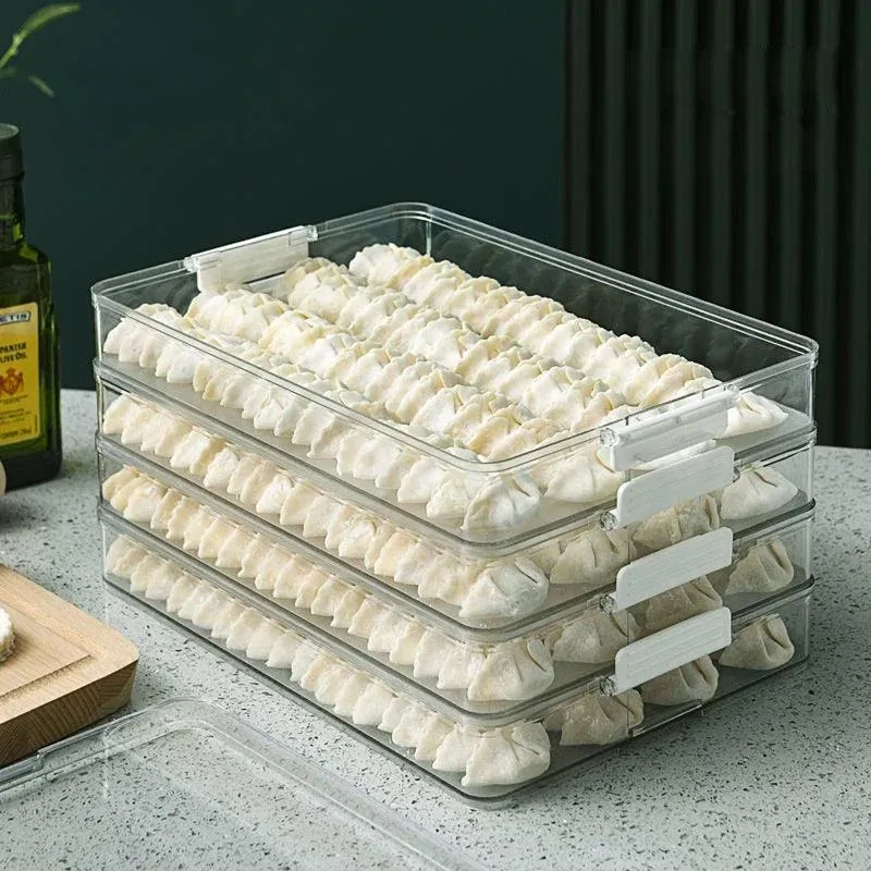 Effortless Food Freshness: Versatile Freezer-Safe Storage for Bread, Dumplings, and Vegetables