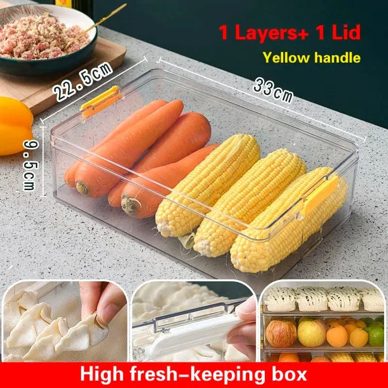 Effortless Food Freshness: Versatile Freezer-Safe Storage for Bread, Dumplings, and Vegetables