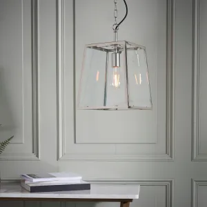 Endon Hurst Pendant Bright Nickel