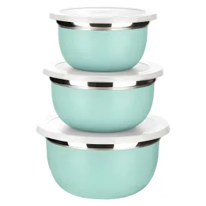 ERNESTO® Set of 3 Bowls, Stainless Steel