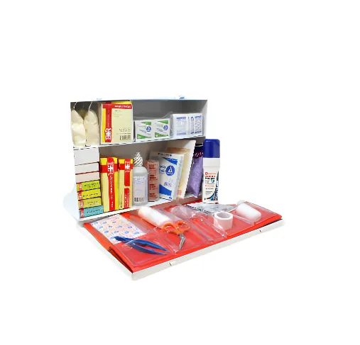 Ever Ready First Aid Industrial Metal First Aid Kit - 2 Shelf