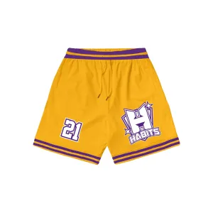 Glory Days Mesh Shorts Gold