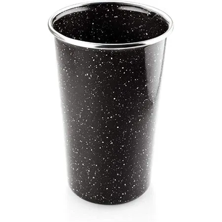 Gsi Outdoors Black Granite Enamelware 17 Oz Pioneer Pint Tumbler