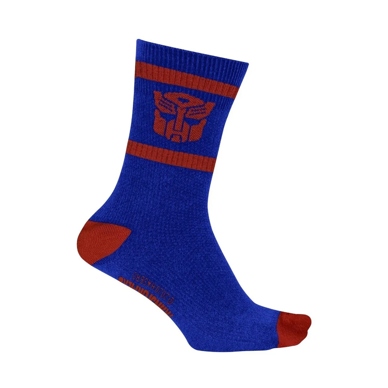 Hasbro Transformers Autobots Symbol Blue and Red Crew Socks