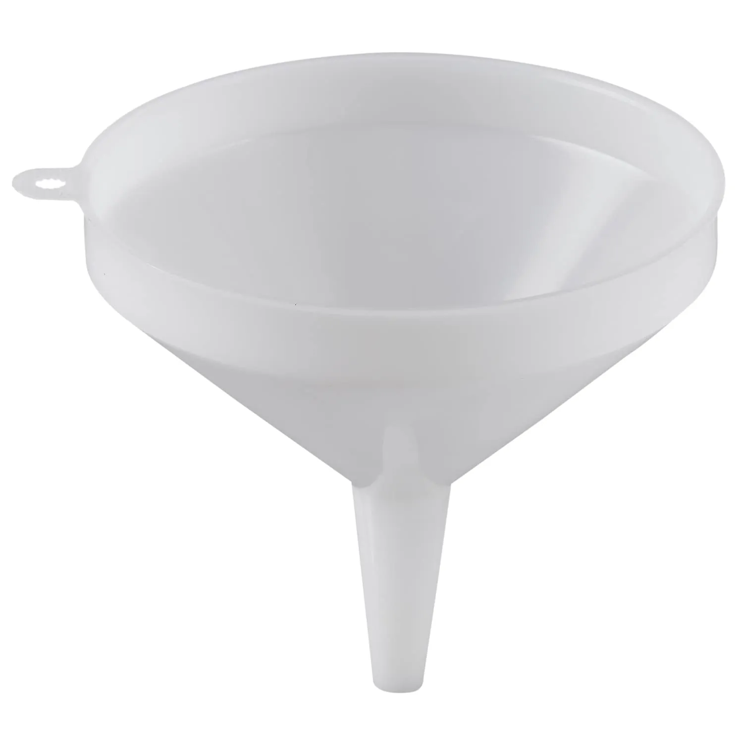 Heart Home Wide-Mouth Plastic Funnel for Quick and Clean Transferring Liquids, Between Pitchers, Bottles, Cans and Containers (Tranasparent) -50HH01122, Standard