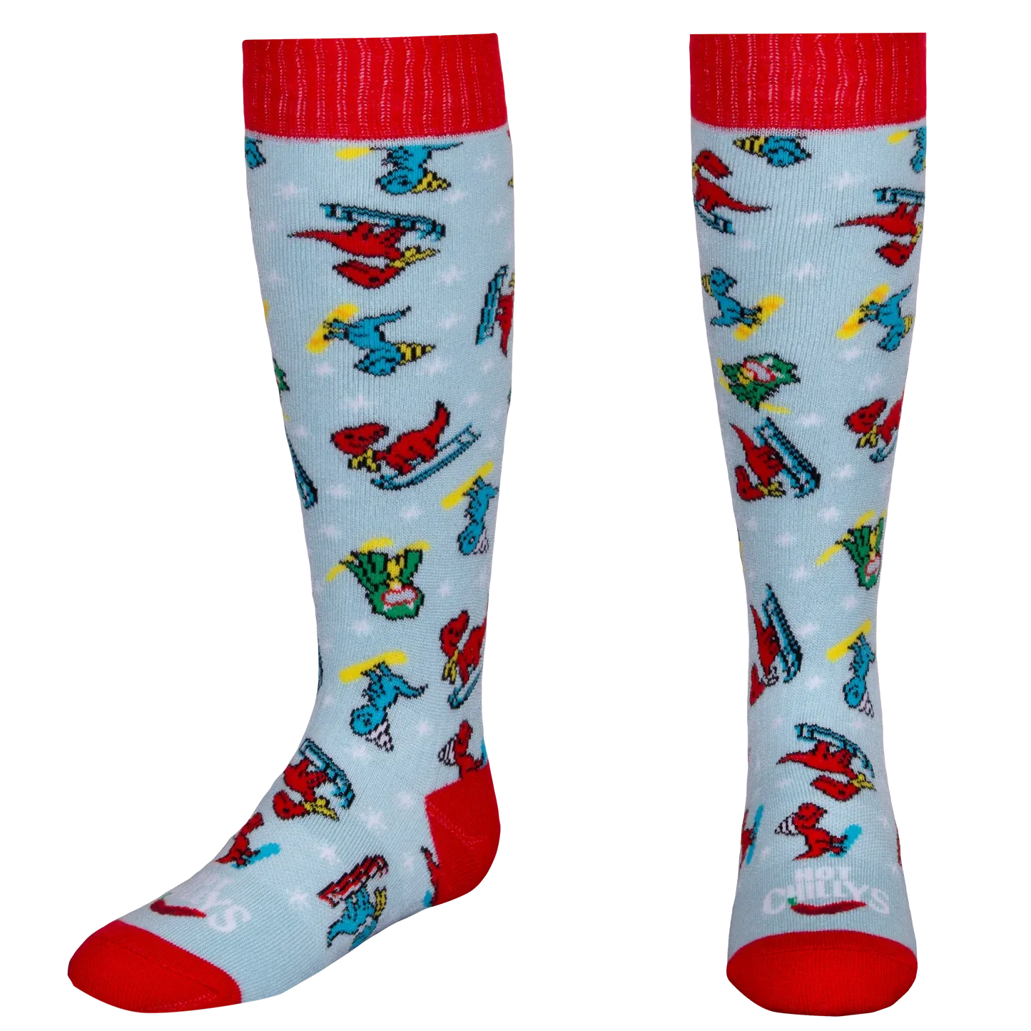 Hot Chilly's Mid Volume Ski Socks - Youth