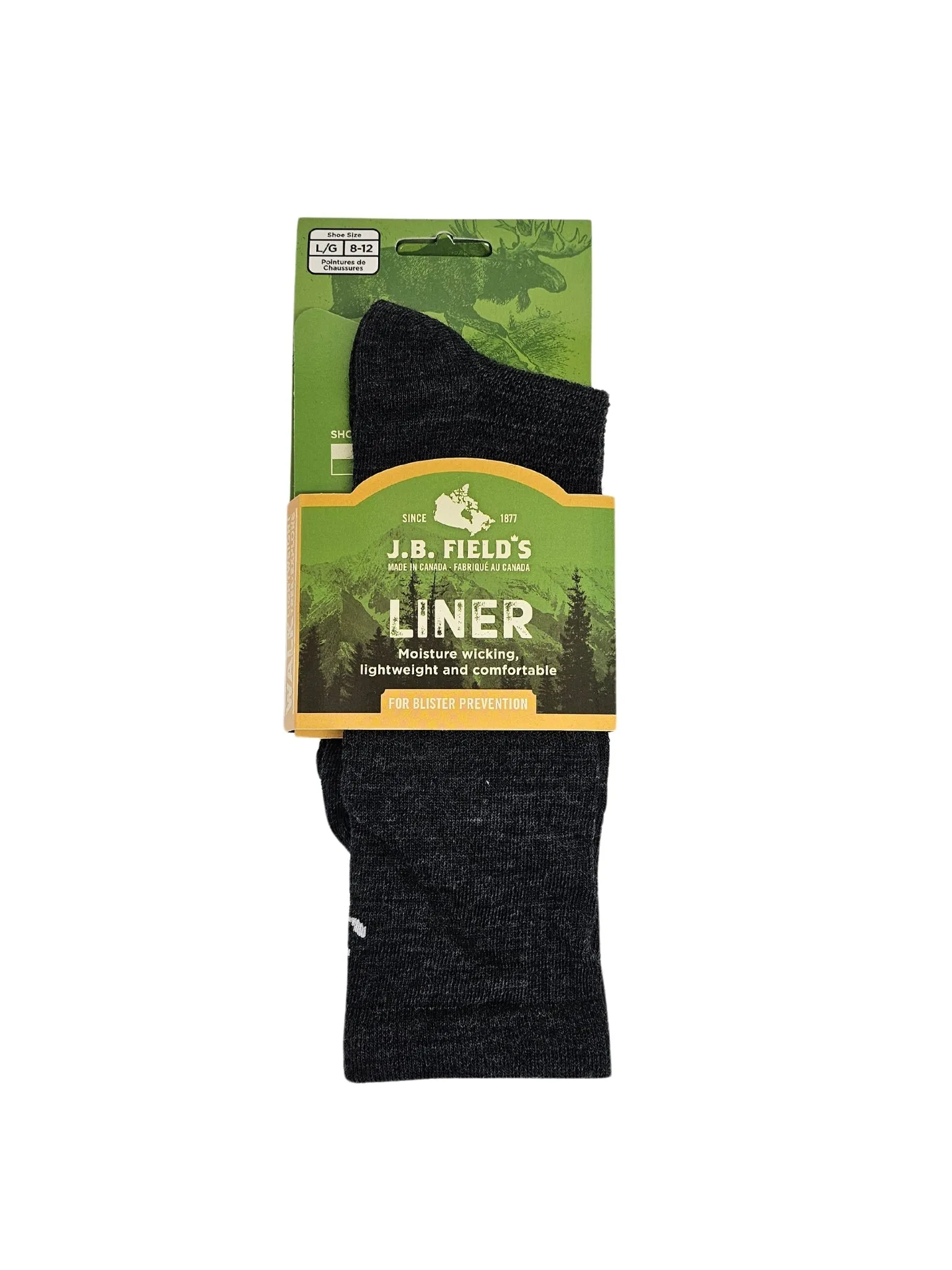 J.B. Field's Ultralight Merino Wool Boot Liner Sock