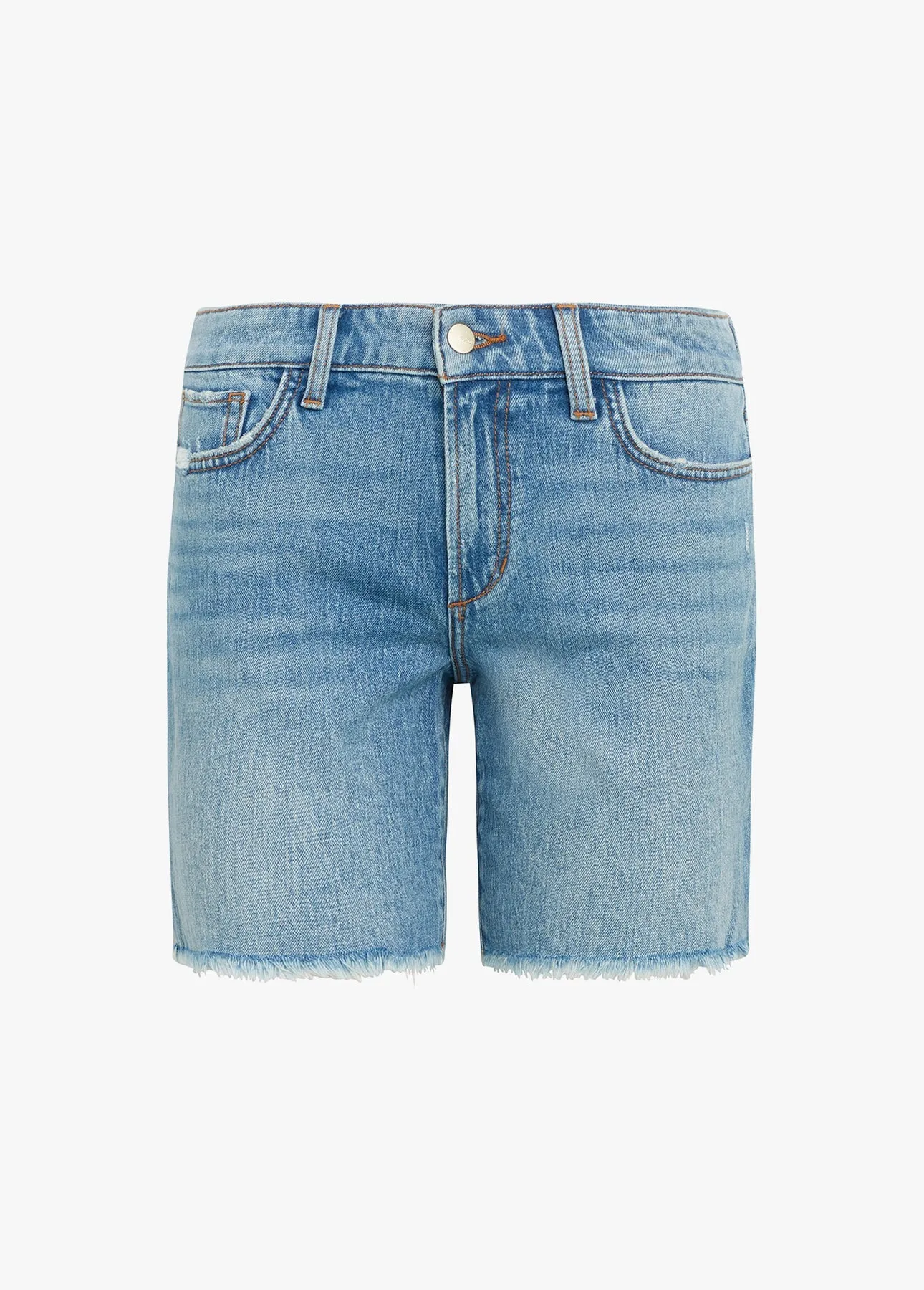 Joes Jeans The 7" Lara Bermuda Short Frayed Hem in So Proud