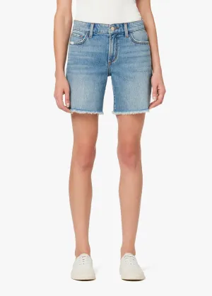 Joes Jeans The 7" Lara Bermuda Short Frayed Hem in So Proud