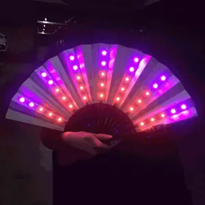 Large Multicolour LED Hand Fan