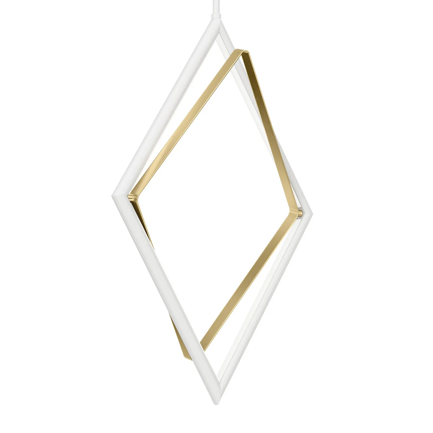 LED Pendant from the Darski Collection in White Finish by Kichler