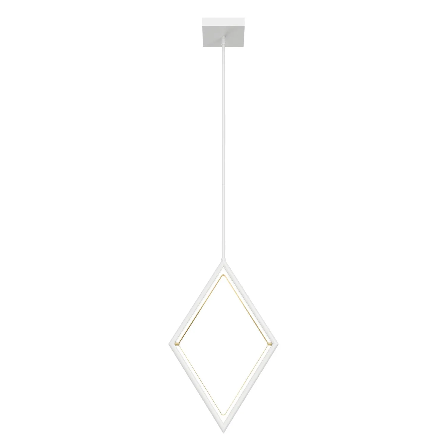 LED Pendant from the Darski Collection in White Finish by Kichler